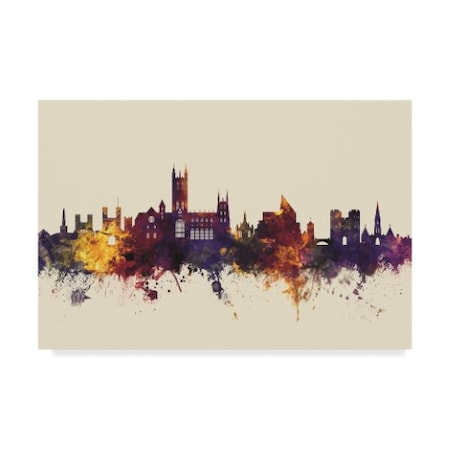 Michael Tompsett 'Canterbury England Skyline Iii' Canvas Art,22x32